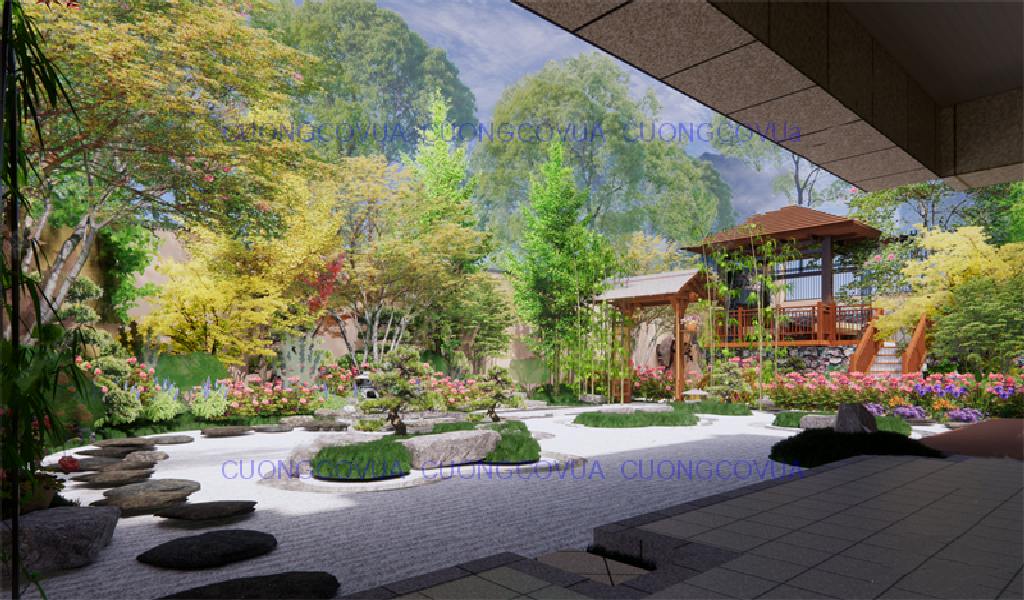 100 MODEL SÂN VƯỜN NHẬT 1